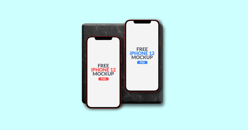 Free iPhone 12 Mockup