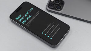 Free iPhone 15 Pro Mockup