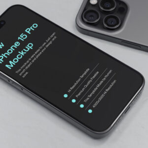 Free iPhone 15 Pro Mockup