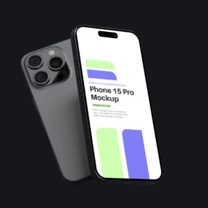 Animated iPhone 15 Pro Mockup with FREE Sample