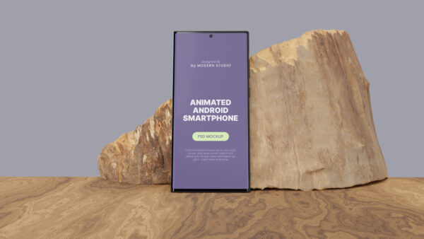 Animated S24 Ultra Smarphone Mockup