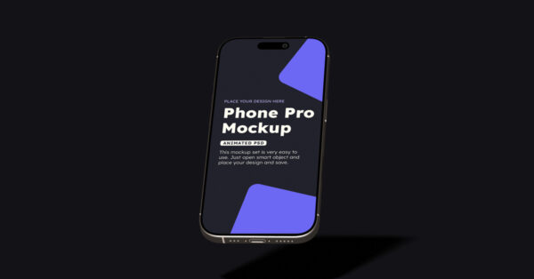 Animated (PSD to GIF) iPhone 16 Pro Mockup 5