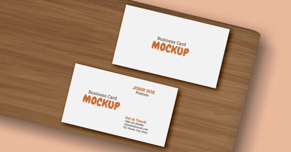 Clean Business Card Mockup