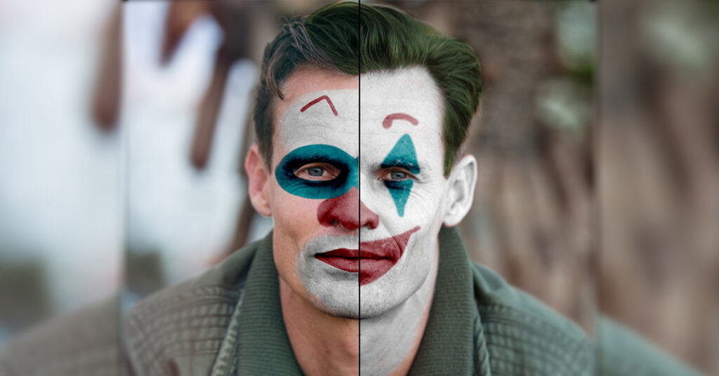 Freebie Joker Face Effect Photoshop Action