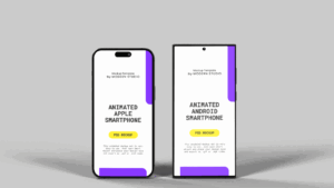 Animated Android and iOS Mockup