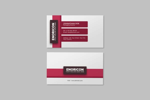 Free Corporate Business Card PSD Template