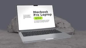 Free Animated Macbook Pro Laptop Mockup