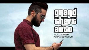 GTA Load Screen Animated Action