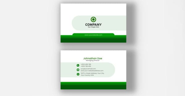 Clean Business Card EPS Template