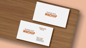 Clean Business Card Mockup