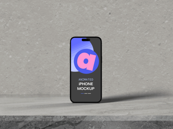 Animated iPhone Swipe Mockup GIF-2