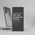 Animated Galaxy S25 Ultra Mockup