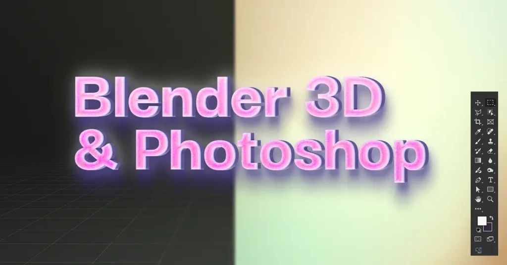 Blender 3D and Photoshop