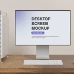 Mac Pro Desktop Screen Mockup Set