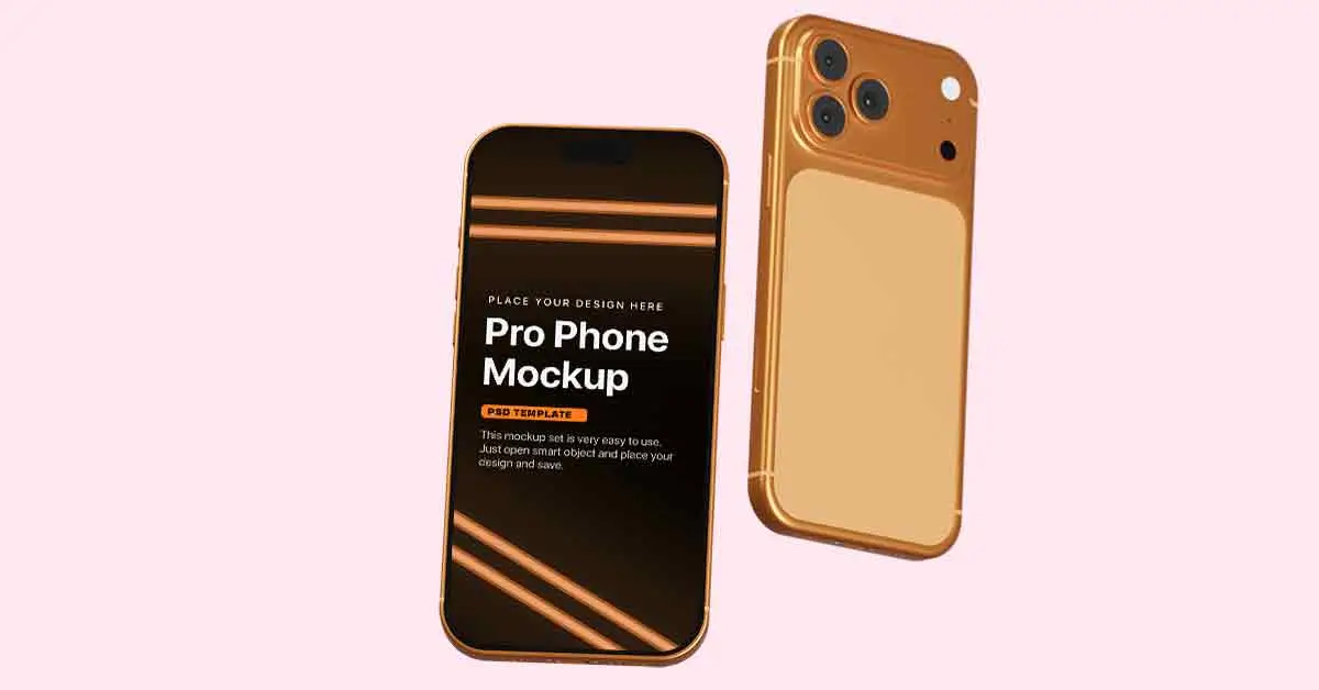 iPhone 17 Pro Mockup Set