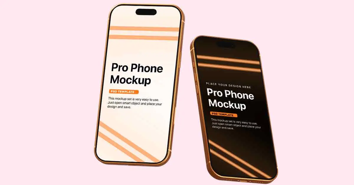 iPhone 17 Pro Mockup Set