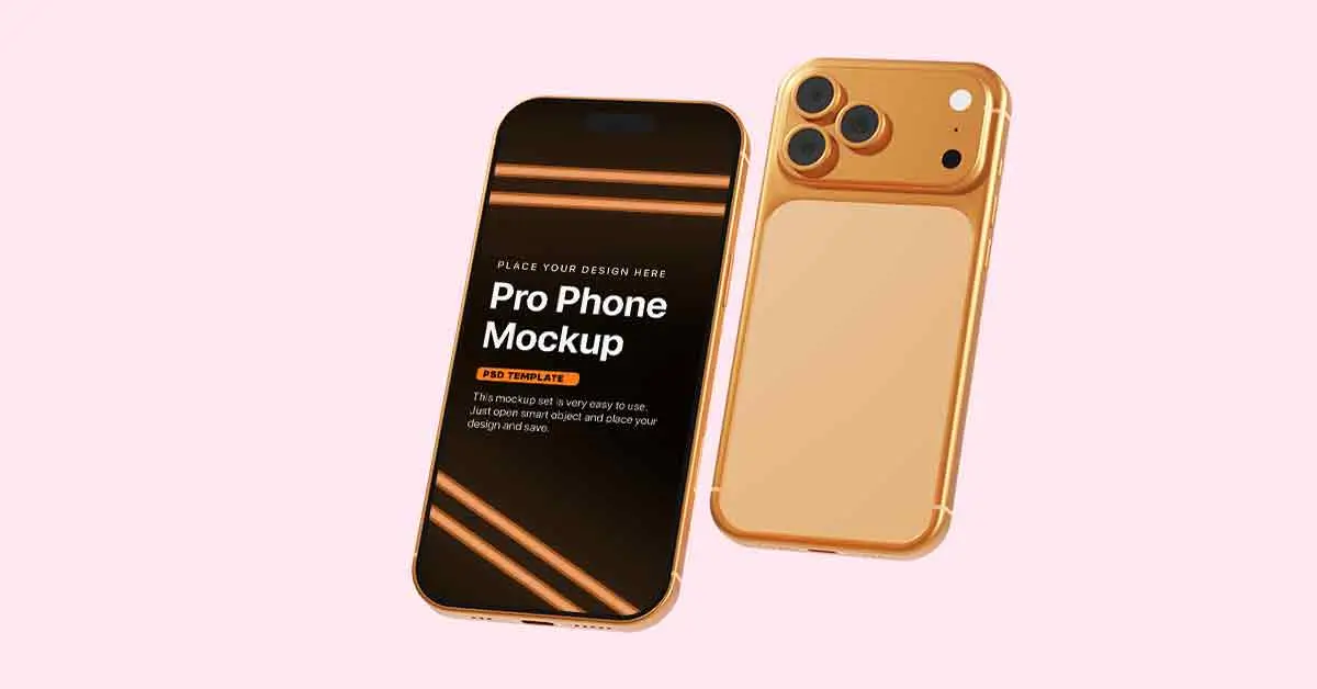 iPhone 17 Pro Mockup Set