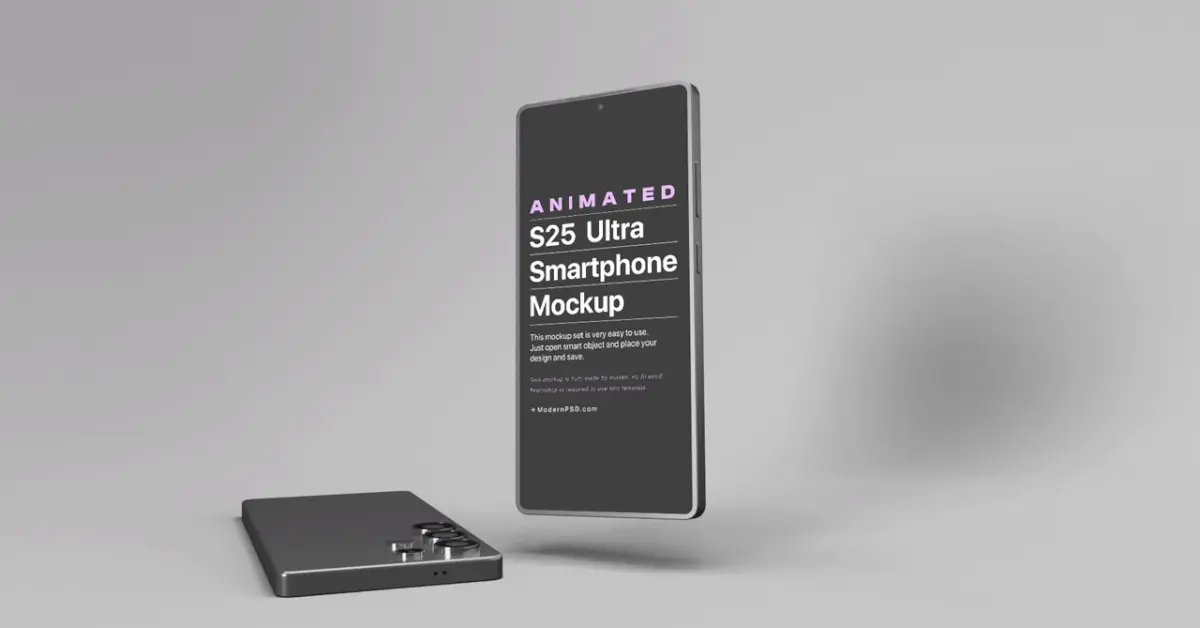 Animated Galaxy Mockup